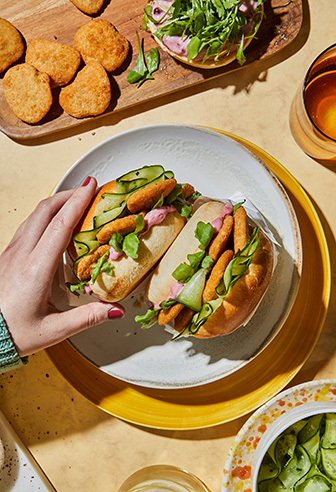 Mini-Schnitzel-Sandwich