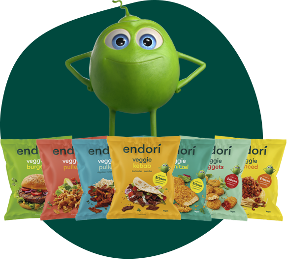 endori Erbse mit Schlauchbeutelverpackungen endori Erbse mit Schlauchbeutelverpackungen