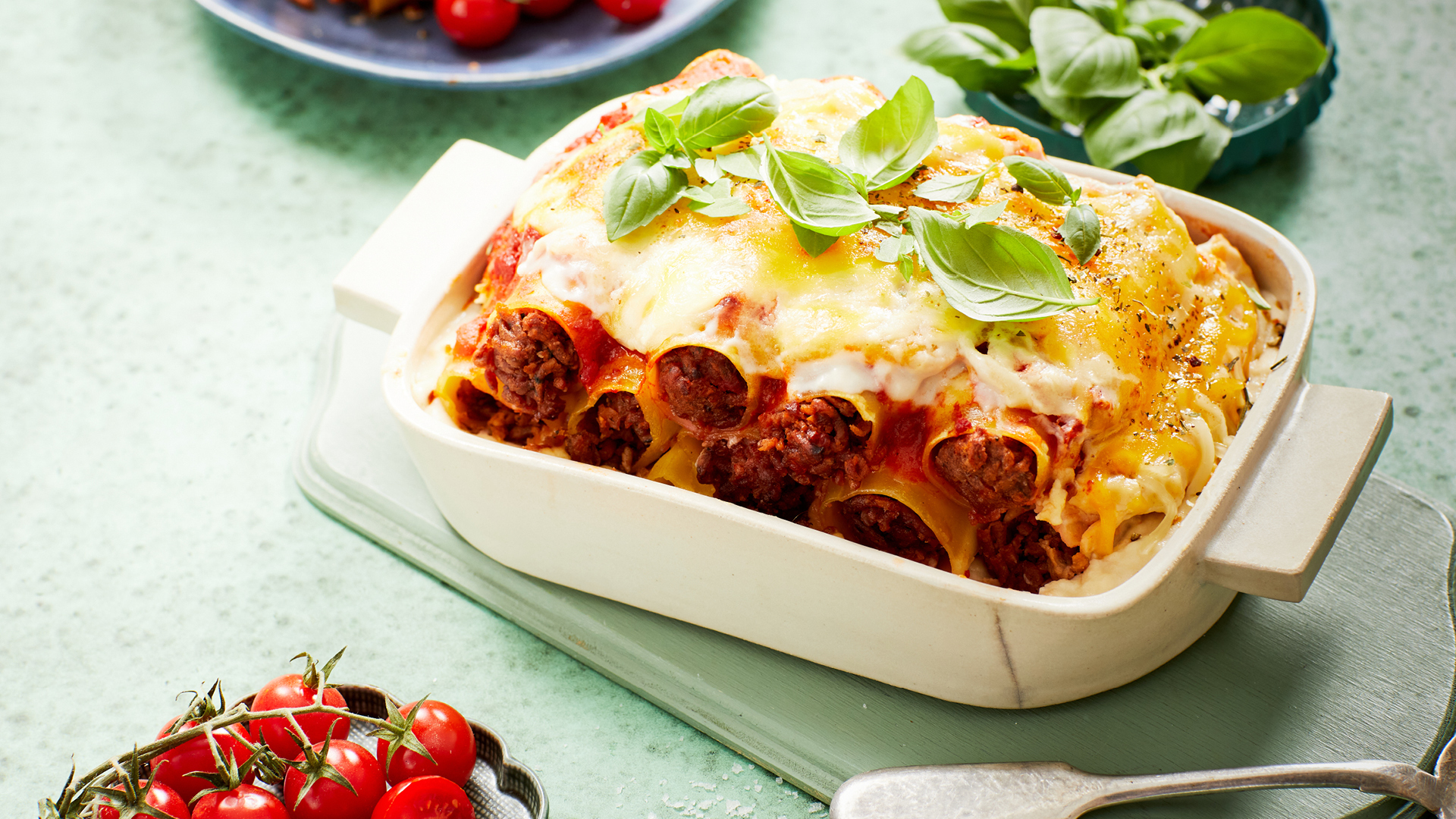 Gefüllte Canelloni mit endori veggie hack