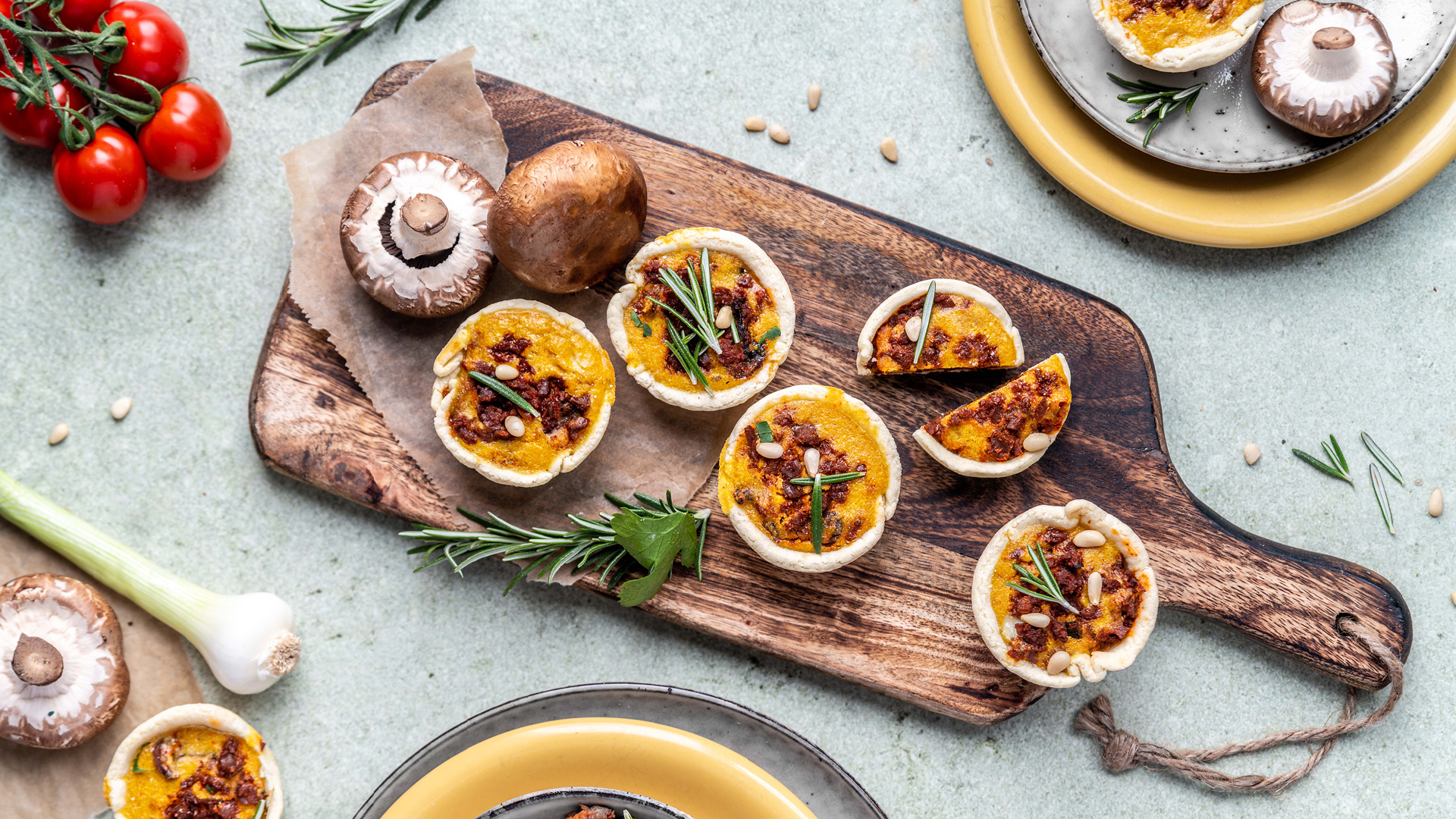 Mini Quiche mit endori veggie hack