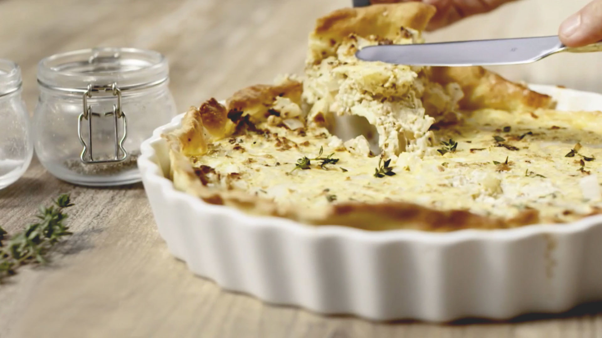 Zwiebelkuchen mit endori veggie hack Zwiebelkuchen mit endori veggie hack